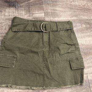 Super Cute Army Green Skirt